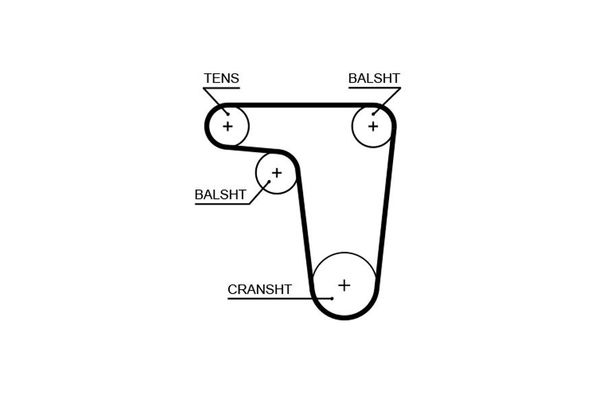 Triger Kayışı  Citroen XM Break (07.1994->)  GATES 5618XS