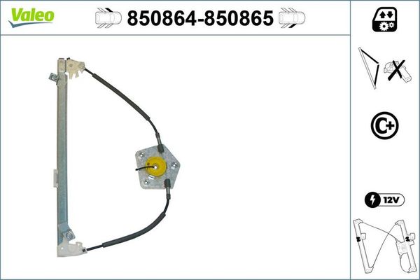 Cam Krikosu Ön Sol VALEO 850864