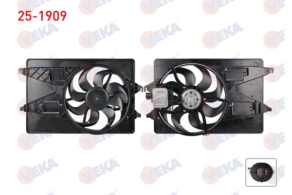 Radyatör Fan ve Motoru  VEKA 25-1909