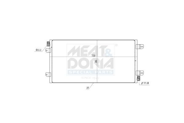 Klima Radyatörü  MGA 82118