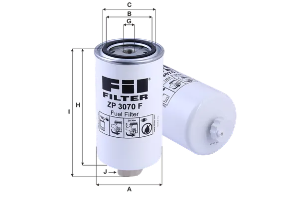 Yakıt Filtresi  FIL FILTRE ZP 3070 F
