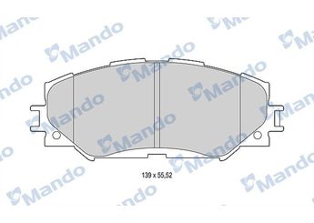 Fren Disk Balata Ön MANDO MBF015222  446512610 04465-12610 446502220 04465-02220 446502240 04465-02240 446502310 04465-02310 446542160 04465-42160 446542200 04465-42200 4465YZZDR 04465-YZZDR