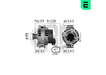 Alternatör  ERA 210855  12317516724 12317516101 12317516102 12317516723