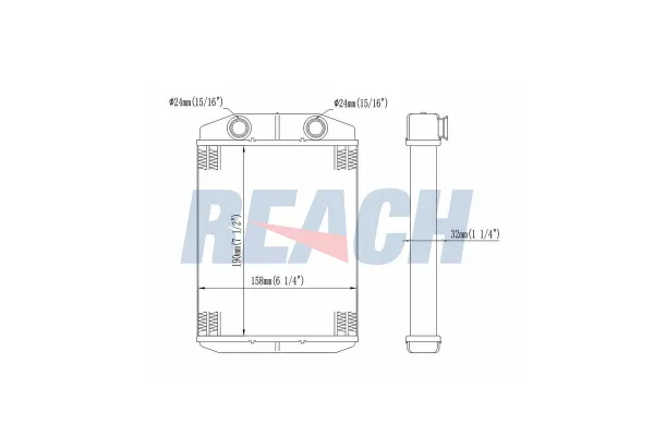Kalorifer Radyatörü  Abarth 500 (150)(2008->)  MGA 81317
