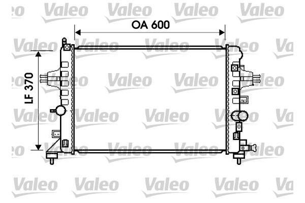 Su Radyatörü  Opel Astra H GTC (2004->)  VALEO 734382