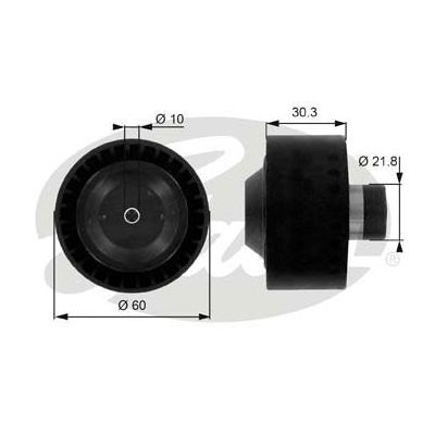 Vantilatör Kayış Gergi Rulmanı  Ford Focus 4/5 Kapı (CB8)(2010->)  GATES T36034