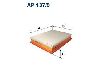 Hava Filtresi  FILTRON AP 137/5  8200283082 1654600QAM 16546-00QAM 1654600Q0G 4415430 4417325 93181231 93190266 82 00 283 082 8200488878 82 00 488 878