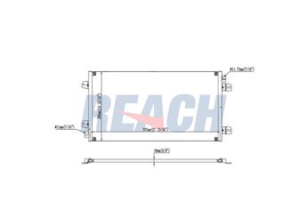 Klima Radyatörü  MGA 82118  4415071 2765000QAN 4401424 7701057122 77 01 057 122 9109424 93179746