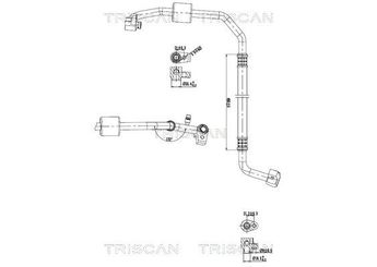 Klima Hortumu  FORD ORJINAL C1B119F618BC  C1B119F618BC 1767009 1785473 1883505 C1B119F-618BC