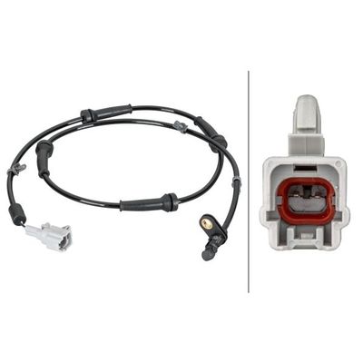 Abs Sensörü Arka Sağ Nissan Qashqai (J10)(01.2007->)  HELLA 6PU 012 806-731