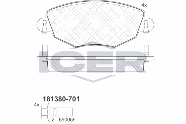 Fren Disk Balata Ön Jaguar X-Type (06.2001->)  FORD ORJINAL 1S712K021AC