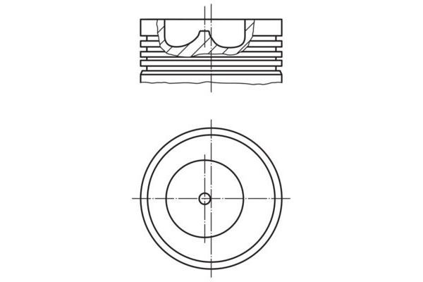 Piston (93.67MM-STD)  MAHLE 015 92 00