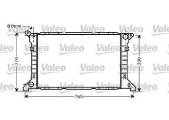 Su Radyatörü  VALEO 734862  1030491 7242483 94VB8005AB