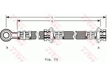 Fren Hortumu Ön Sağ veya Sol MGA 51878  4621050Y70 4621001B10 4621001B00 46210-01B00 46210-01B10 46210-50Y70