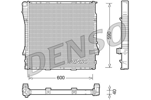 Su Radyatörü  DENSO DRM05114