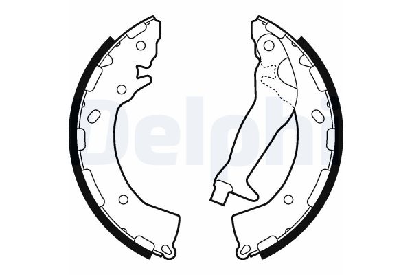 Fren Pabuçlu Balata Arka Hyundai i20 (PB)(01.2009->)  DELPHI LS2010