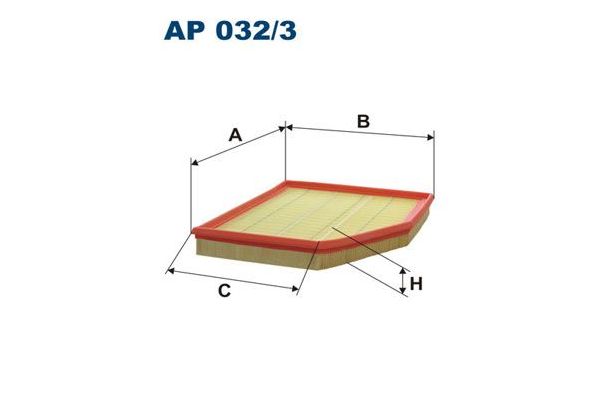Hava Filtresi  BMW 5 Serisi Sedan (E60)(2003->)  FILTRON AP 032/3