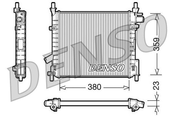 Su Radyatörü  DENSO DRM10062