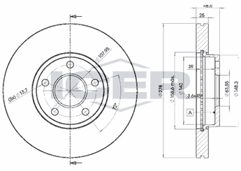 Fren Disk Ayna Ön Sağ ve Sol WALBURG WBD1044  1469082 1223663 1223665 1253729 1253730 1320352 1373369 1501058 1501069 1575734 1686722 1686723 1734696 1790221 AV611125BA AV611125BB AV611125DA AV611125DB 3M512C375AA 3M512C375AB 3M512C375AC 3M512C375AD 3M512C375A1D 3M512C375DA 7M511125FA 274509 274509S1 30666800 31262718 31262718S1 31362411 1 223 663 1 223 665 1 253 729 1 253 730 1 320 352 1 373 369 1 469 082 1 501 069 1 734 696 AV61-1125-BB 2 745 09 3 126 271 8