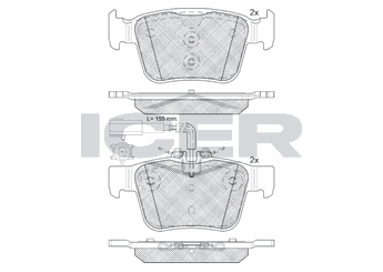 Fren Disk Balata Arka AYD 60961A  68318394AA 77367718 673004626 7 736 771 8 77368214 7 736 821 4 77368283 7 736 828 3 77368716 7 736 871 6 77369055 77369148 77369154
