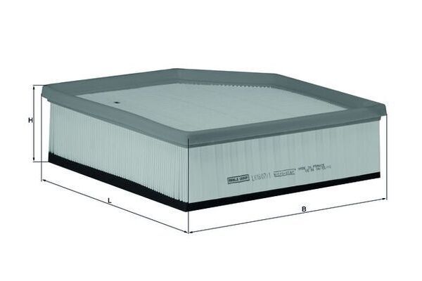 Hava Filtresi  Volvo XC90 (07.2002->)  MAHLE LX 1607/1