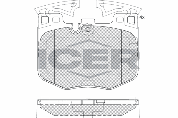 Fren Disk Balata Ön BMW 3 Serisi Touring (G21)(06.2019->)  SWAG 33 11 4322