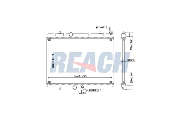 Su Radyatörü  Peugeot RCZ (04.2010->)  OPEL ORJINAL 13284504