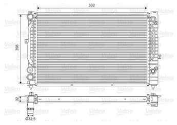 Su Radyatörü  VALEO 734752  1300149 4B0121251