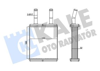 Kalorifer Radyatörü  KALE 346770  9712324000 97123-24000 9712324001 97123-24001