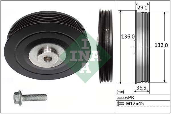 Krank Kasnak  Renault R 19 Chamade 4 Kapı (L53)(06.1989->)  INA 544 0007 20