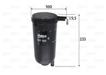 Yakıt Filtresi  VALEO 587062  42555920 42566526