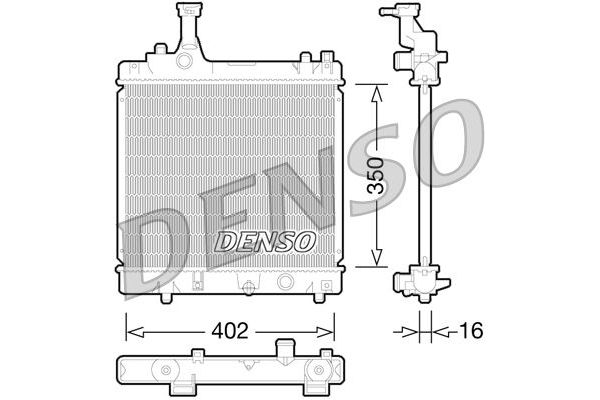 Su Radyatörü  DENSO DRM47026