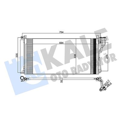 Klima Radyatörü  KALE 379800