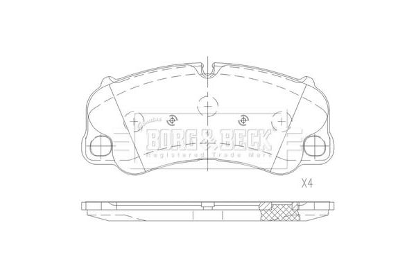 Fren Disk Balata Ön Porsche 718 Cayman (Typ 982C)(04.2016->)  VALEO 670630