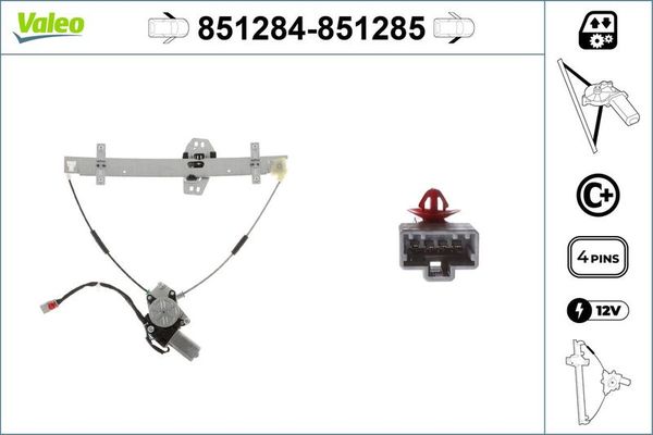 Cam Krikosu Ön Sol VALEO 851284