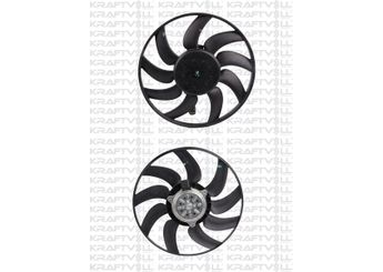 Radyatör Fan ve Motoru  KRAFTVOLL 08120082  8K0959455G 8K0959455K 8K0959455T 9A795945516