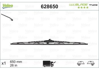 Silecek Süpürgesi Ön  650 mm - 26 inç VALEO 628650  628650