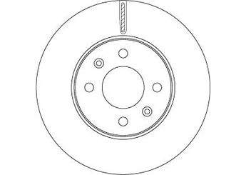 Fren Disk Ayna Ön Sağ ve Sol TRW DF6794  51712C8000 51712-C8000