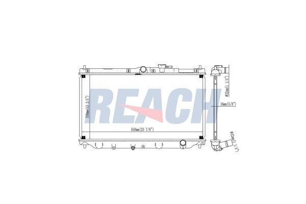 Su Radyatörü  Honda Accord (CB/CC)(10.1989->)  ORİS BHN048016