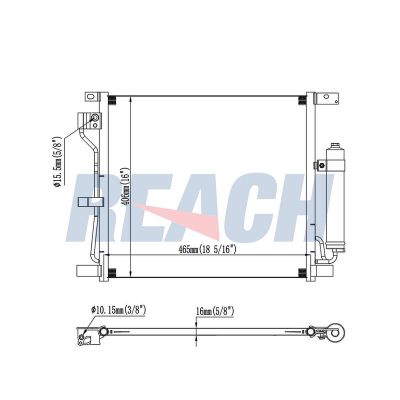 Klima Radyatörü  Nissan Juke (F15E)(06.2010->)  VEKA 43-3102