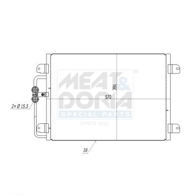 Klima Radyatörü  NRF 35832