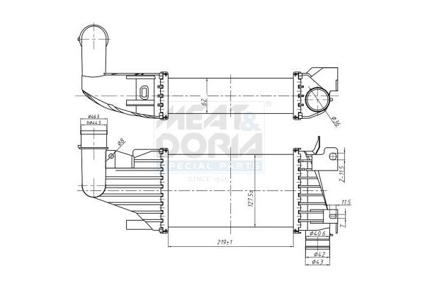 Turbo Radyatörü  VEKA 42-3221