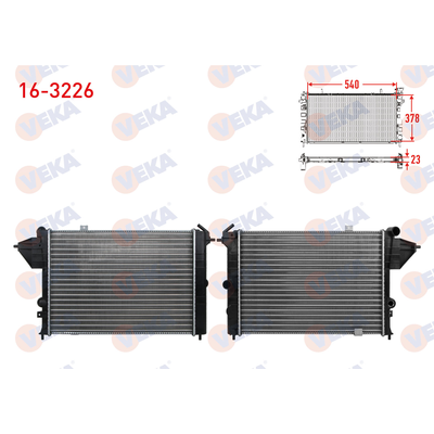 Su Radyatörü  VEKA 16-3226