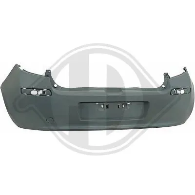 Tampon Arka Renault Clio III (08.2005->)  EUROBUMP REN07CL028P