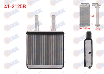Kalorifer Radyatörü  VEKA 41-2125B  9712302000 97123-02000