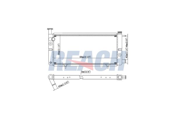 Su Radyatörü  Peugeot 309 (02.1986->)  PSA ORJINAL 1300K6