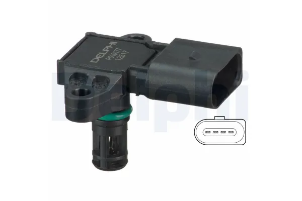 MAP Sensörü  Volkswagen Fox (5Z1)(04.2005->2011)  DELPHI PS10177