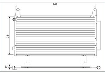 Klima Radyatörü  VALEO 822634  80100TMAH01 822634