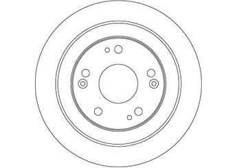 Fren Disk Ayna Arka Sağ ve Sol TRW DF6526  42510TV0E01 42510-TV0-E01 42510TV0E00 42510-TV0-E00