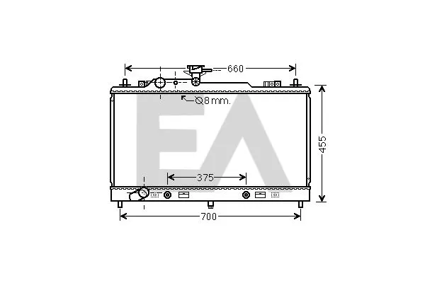 Su Radyatörü  MGA 80364